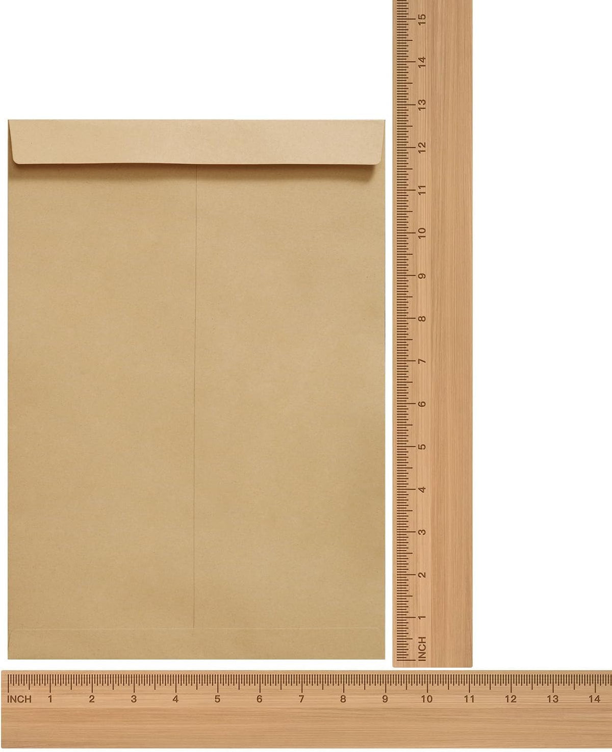 Tanshuqin 9" x 12.75" Self-Seal Catalog Envelopes 32lb Kraft Envelopes for Invitation Cards, Organizing and Storage, Pictures, Photos, Documents (100 PCS) - PuriLite