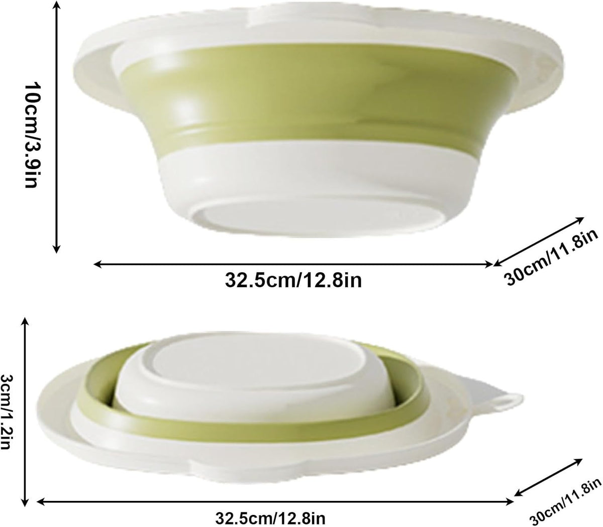 Baby Wash Basin - Hangable Hand Wash Basin Foldable Baby Bathtub - Non-Slip Foldable Wash Bin Bottle Wash Basin for Children - PuriLite