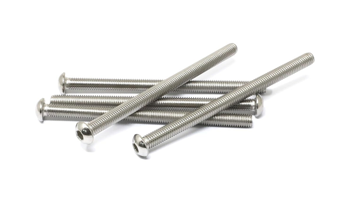 iexcell 50 Pcs M6 x 20mm Thread Pitch 1 mm Stainless Steel 304 Hex Socket Button Head Cap Screws Bolts Kit - PuriLite