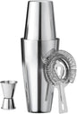 Boston Cocktail Shaker Set, 18 oz&25oz Stainless Steel Martini Shakers for Bartending, Drink Shaker for Bartender Home - PuriLite