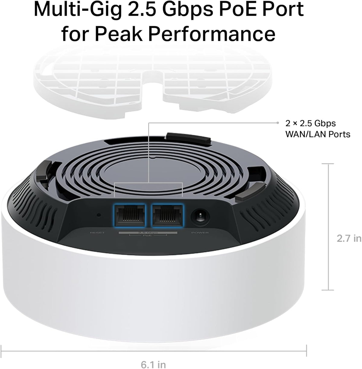 TP-Link Deco Whole Home Mesh WiFi System (Deco M4) – Up to 5,500 Sq. Ft. Coverage, Replaces Wireless Internet Routers and Extenders, Gigabit Ports, Works with Alexa, 3-Pack - PuriLite