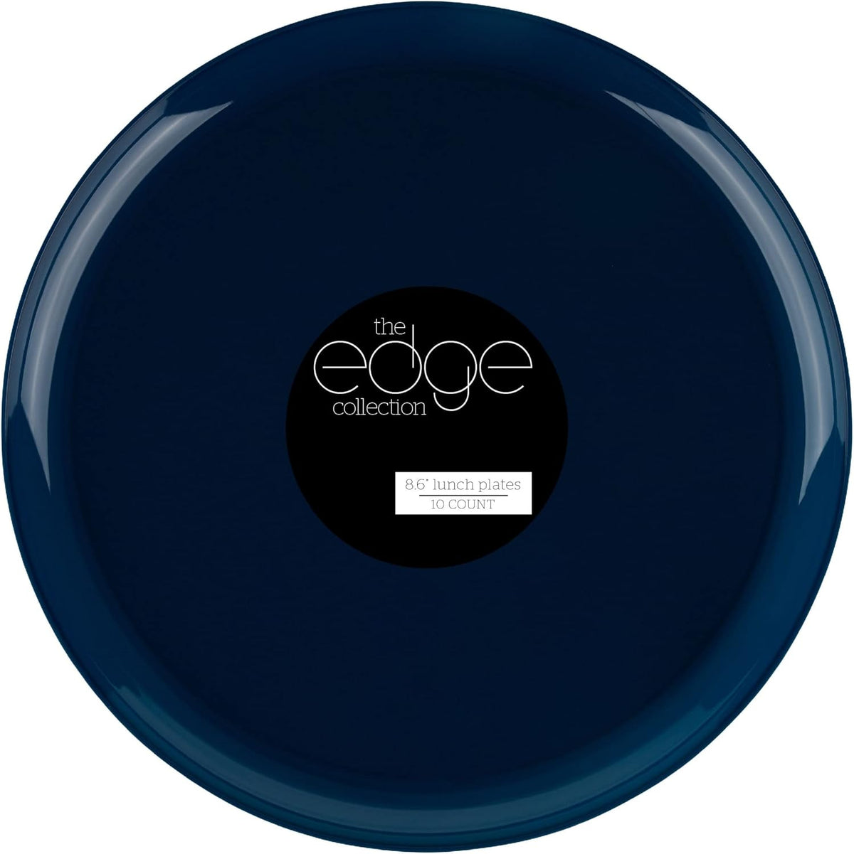 PLASTICPRO [30 Pack 10.7'' Christmass Green Plastic Party Plates Edge Collection Premium heavyweight Elegant Disposable Tableware Dishes - PuriLite