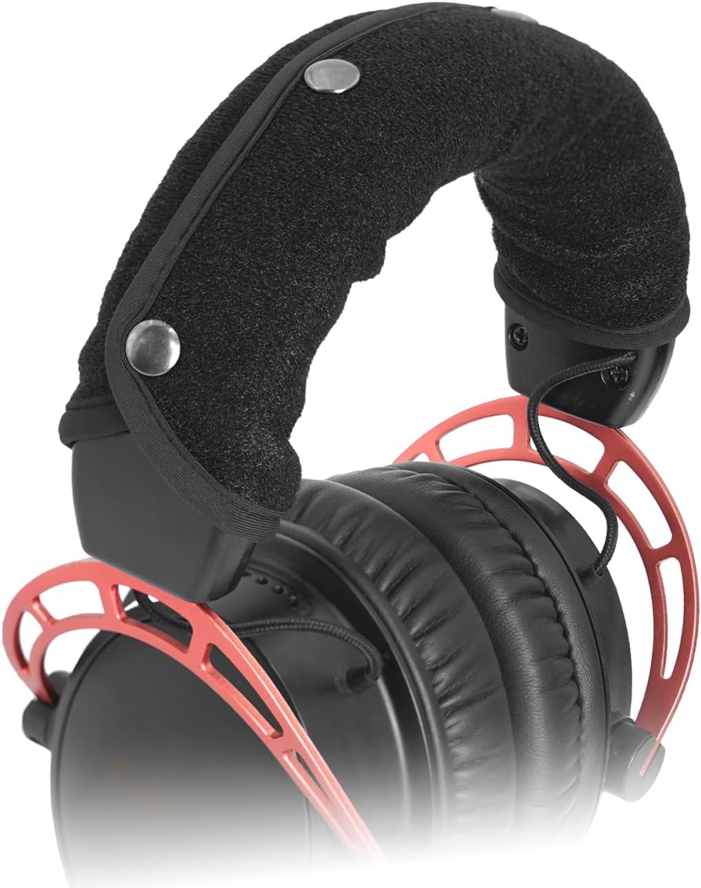 GEVO Replacement Headphone Headband Cover for HyperX Cloud & Alpha,Cloud 1/2/3/Pro,Cloud X/Core,Flight,Stinger Gaming Headset,Headband Cushion Easy Installation No Tool Needed-Velvet Black - PuriLite