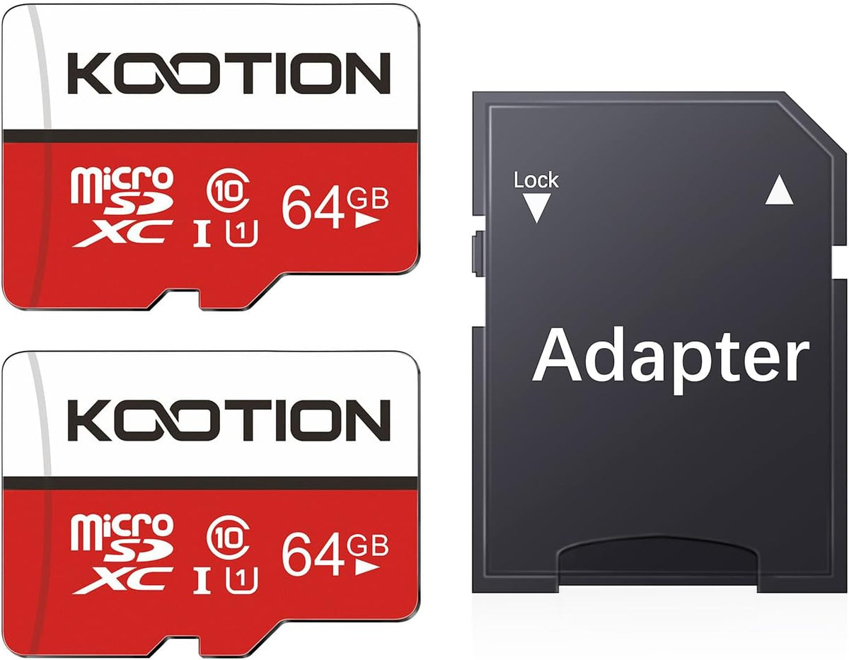 KOOTION 10 Pack 16 GB Micro SD Card Class-10 Micro SDHC Card 16 GB UHS-I High Speed TF Card R Flash C10 U1 Memory Card - PuriLite
