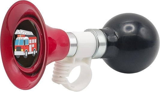 YeloYolker Kids Bike Horn, Cute Bicycle Handlebar Air Horn for Boys, Toddlers Universal Bike Accessories for Tricycle, Balance Bike, Scooter - PuriLite