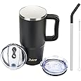 18oz Mug with Ceramic Coating Inside, Insulated Coffee Mug with Lid, Leak Proof Coffee Travel Mug, Travel Coffee Mug Fits in Car Cup Holder - PuriLite