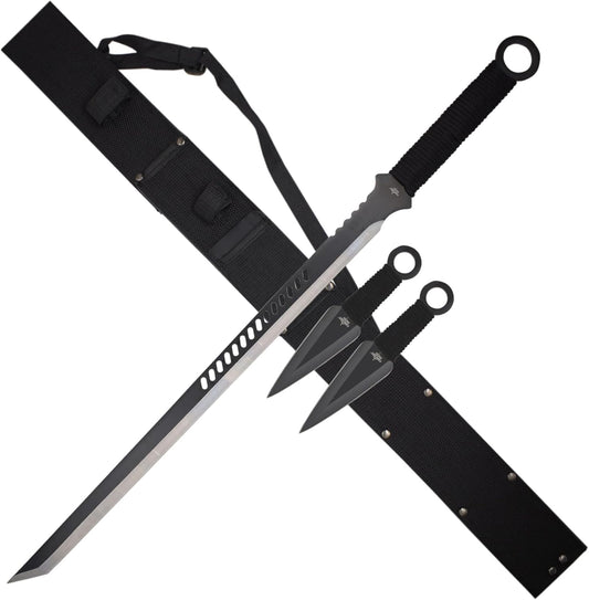 Fantasy Sword & Two Throwing Knives - PuriLite