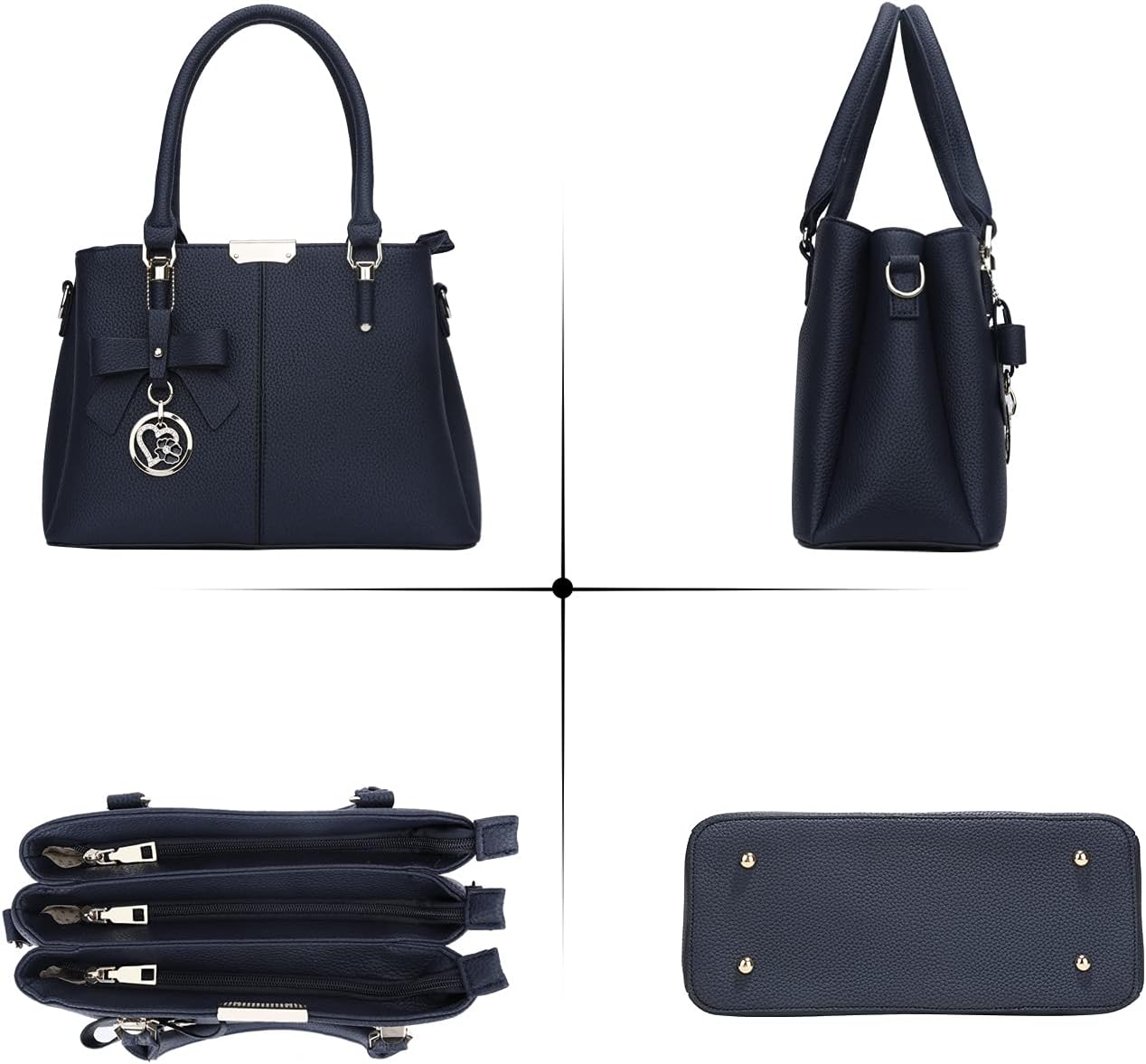 KKXIU Trendy Tote Bag for Women Lightweight Oxford Big Capacity Shoulder Purses and Handbags - PuriLite