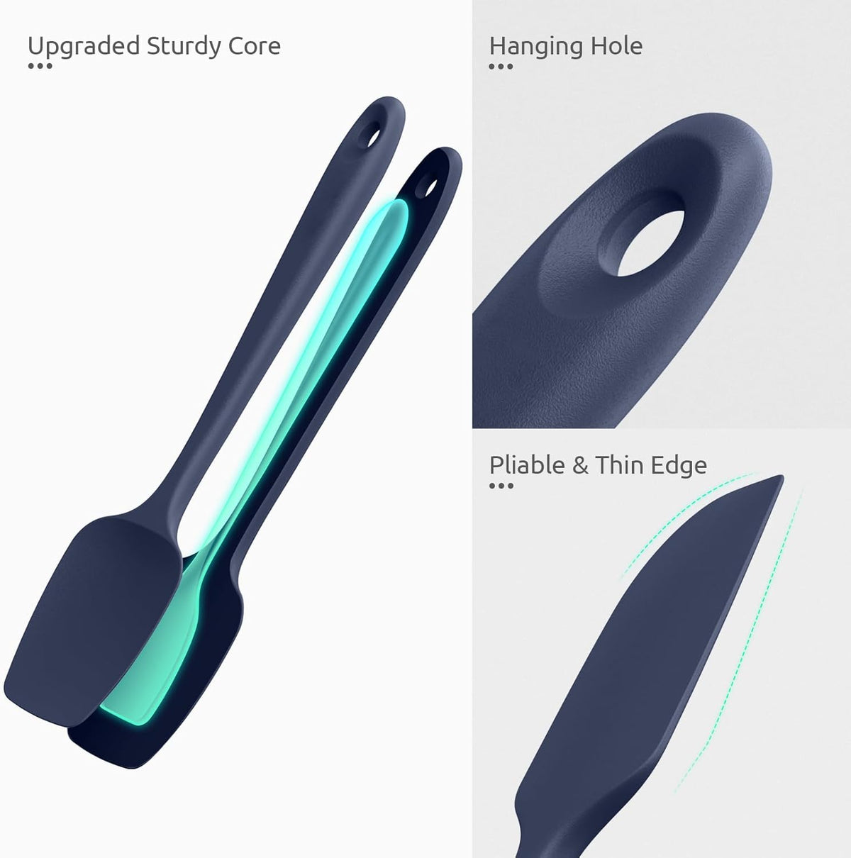 Purilite Select Midnight Blue Silicone Spatula - PuriLite