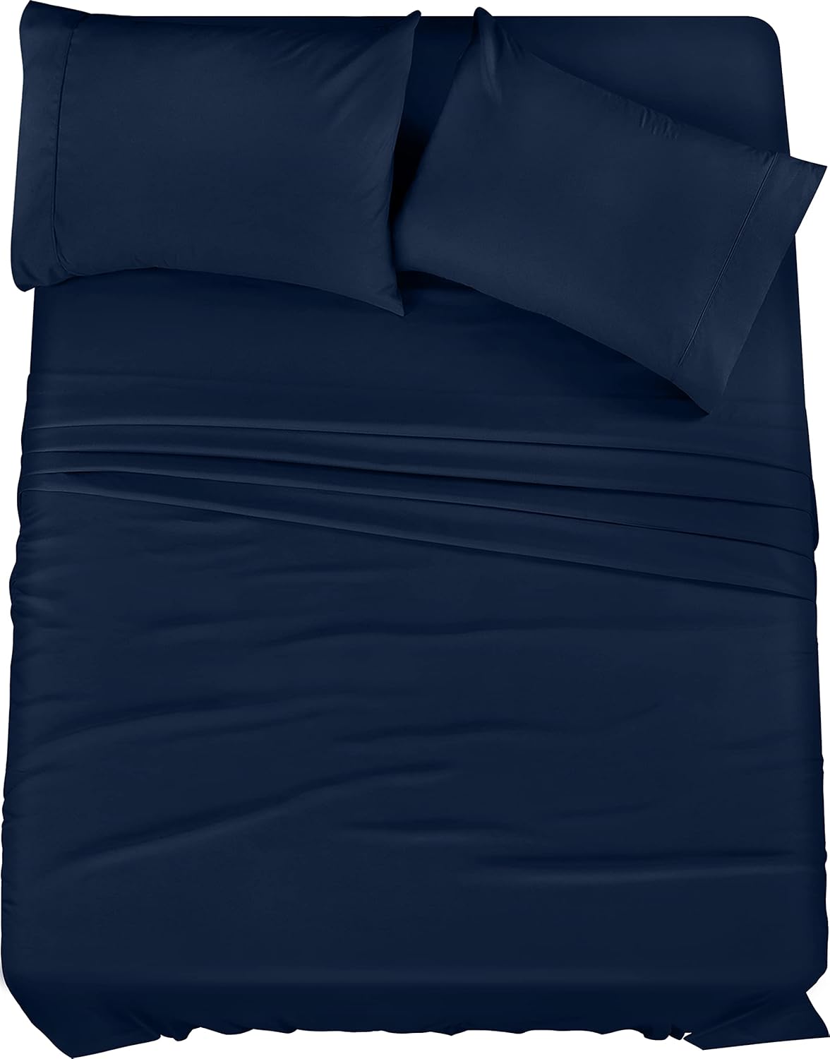 Utopia Bedding Queen Bed Sheet Set - 4 Piece Bedding - Soft Brushed Microfiber Fabric - Shrinkage & Fade Resistant - Easy Care (White) - PuriLite