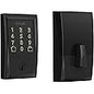 Schlage BE469ZP CAM 622 Connect Smart Deadbolt with Alarm with Camelot Trim in Matte Black, Z-Wave Plus Enabled - PuriLite