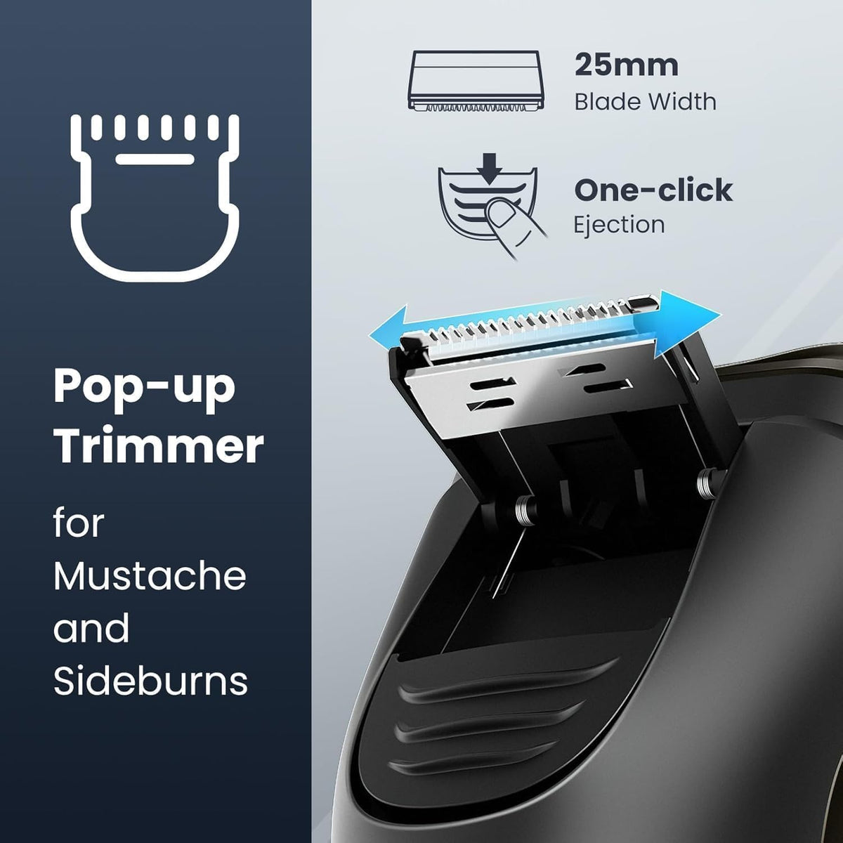 Purilite Select Electric Razor for Men Cordless – Wet/Dry Rotary Shaver Waterproof - PuriLite