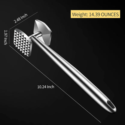 Purilite Select Double-Sided Meat Tenderizer Mallet - PuriLite