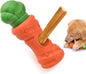 LIFLIX Cute Carrot Bully Stick Holder for Medium Large Breeds, Heavy Duty Dog Chew Holder, Safety Device to Prevent Choking - PuriLite