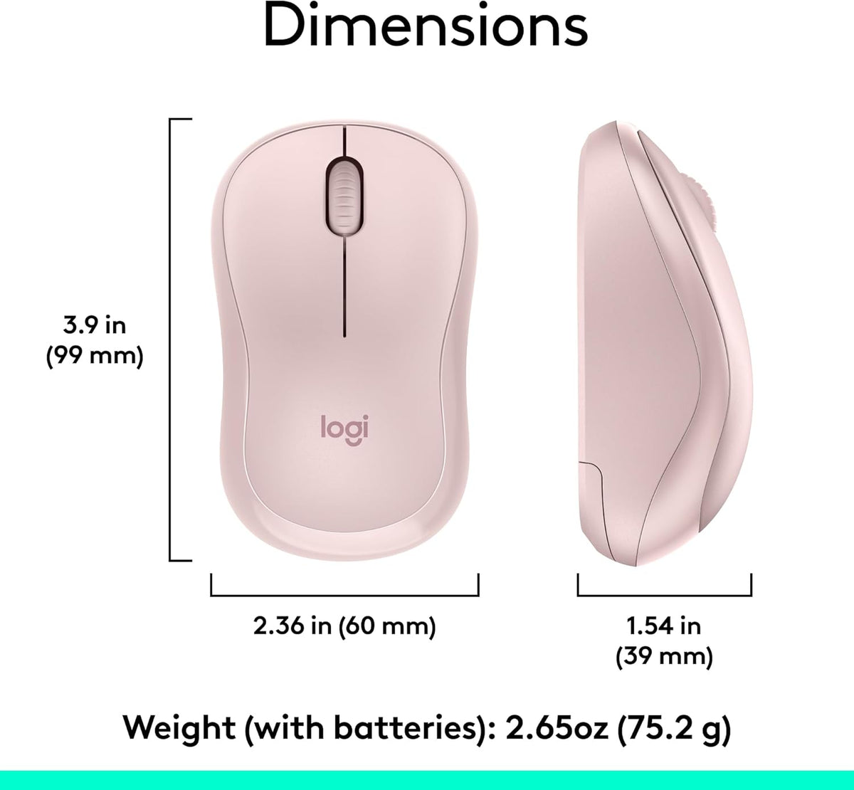 Logitech MK295 Wireless Mouse & Keyboard Combo with SilentTouch Technology, Full Numpad, Advanced Optical Tracking, Lag-Free Wireless, 90% Less Noise - Graphite - PuriLite