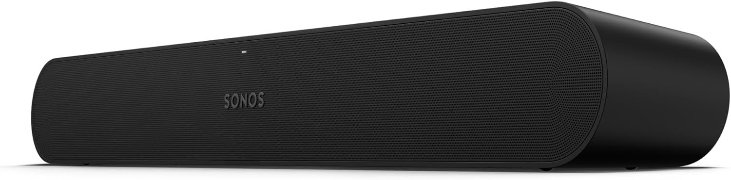 Sonos Ray - Black - Compact Soundbar - PuriLite