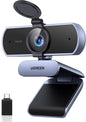 UGREEN 4K Webcam for PC Ultra HD 1080P 60FPS Web Camera with Microphone, Privacy Cover, 70° Fov, PDAF Autofocus, USB A and USB C Adapter, Plug & Play, for Streaming, Conference, Zoom - PuriLite