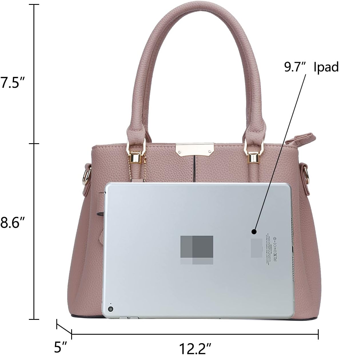KKXIU Trendy Tote Bag for Women Lightweight Oxford Big Capacity Shoulder Purses and Handbags - PuriLite