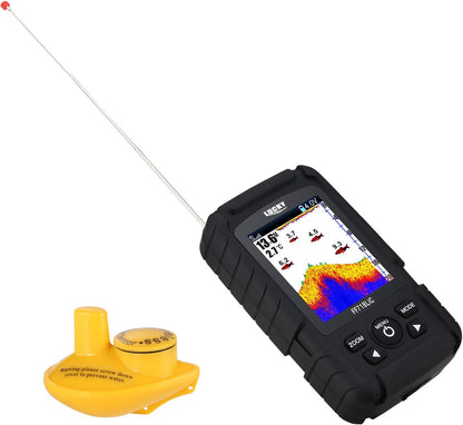 LUCKYLAKER Portable Fish Finder for Recreational Fishing from Dock, Shore or Bank Depth Finder - PuriLite