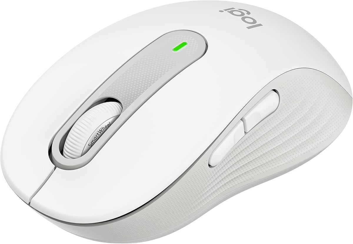 Logitech Signature M650 L Full Size Wireless Mouse - For Large Sized Hands, 2-Year Battery, Silent Clicks, Customizable Side Buttons, Bluetooth, for PC/Mac/Multi-Device/Chromebook - Black - PuriLite