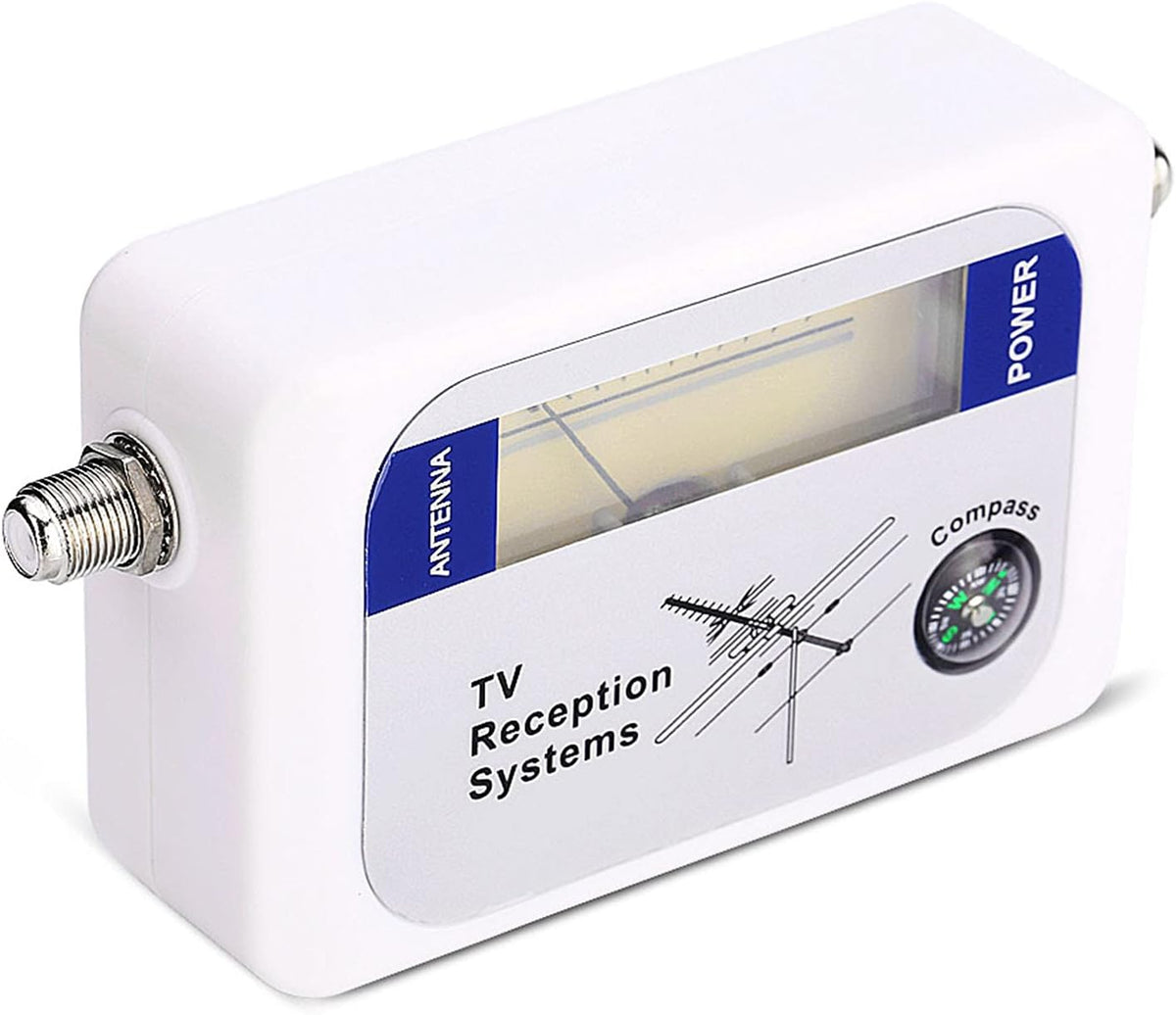 Mini Finder Digital TV Strength Meter Detector Receiver with Backlight. Elegant Exterior, Excellent Sensitivity for Remote Satellite Antennas - PuriLite