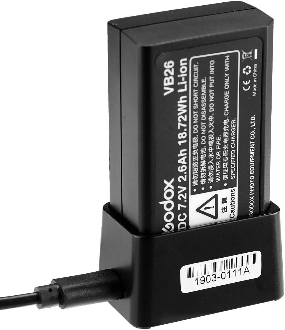 Godox V1-S Li-on TTL On-Camera Round Flash Speedlight Compatible with Sony Mi Hotshoe Cameras - PuriLite