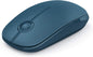 Wireless Mouse, Vssoplor 2.4G Slim Portable Computer Mice with Nano Receiver for Notebook, PC, Laptop, Computer (Sapphire Blue) - PuriLite
