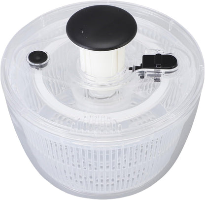 Luocute Salad Spinner, Large Capacity Transparent Fruit and Vegetable Washer Suitable for Kitchen (L 5.91x9.65in) - PuriLite