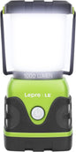 Lepro 1000LM LED Camping Lantern, 200H+ Long Runtime, Battery Powered Camping Light, 4 Modes Dimmable Tent Light, Emergency Lights for Power Outages, Hurricane, Hiking and Survival Kit