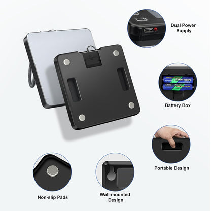 RAOYAN Shipping Scale, 440lb/0.5oz High Accuracy Digital Postal Scale with LCD Display, Hold/Tare Function, Shipping Scale for Package, Luggage, Warehouse (Including 2 Batteries, Charging Cable) - PuriLite