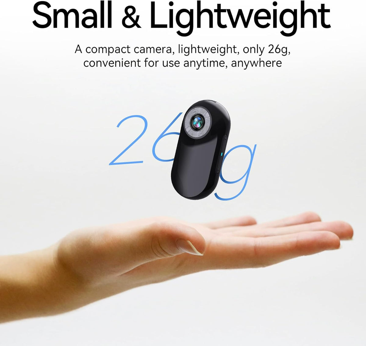 Mini Body Camera 1080P with 32GB Card Helmet Camera Body Cameras with Audio and Video Recording Multi-Function Accessory Bodys Cam - PuriLite