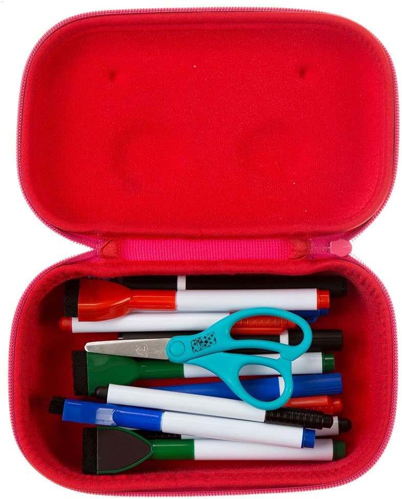 ZIPIT Beast Pencil Box for Kids | Pencil Case for School | Organizer Pencil Bag | Large Capacity Pencil Pouch (Red) - PuriLite