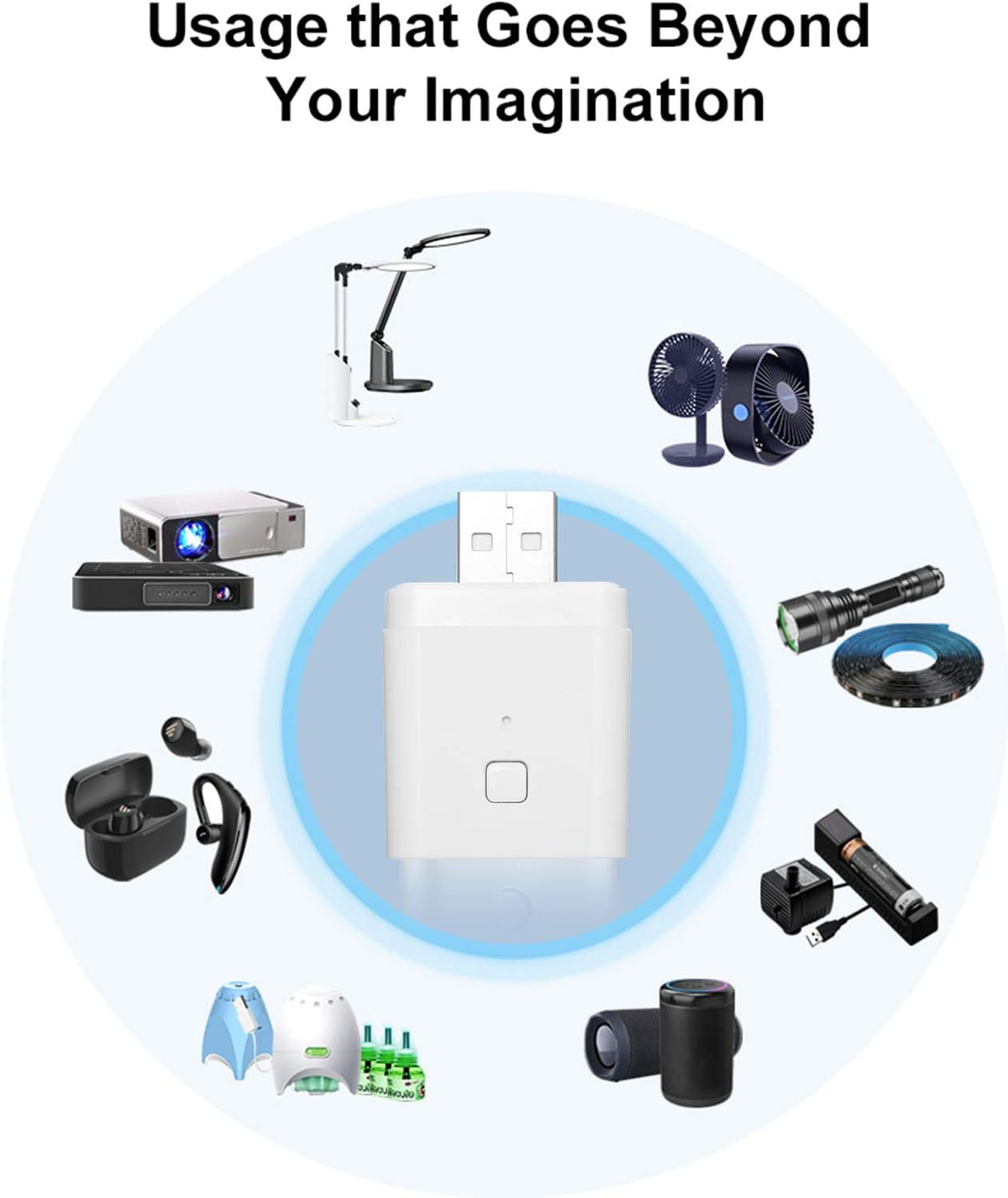 Purilite Select Smart USB Adapter – App-Controlled, Voice-Activated, Pocket-Sized Power Management - PuriLite