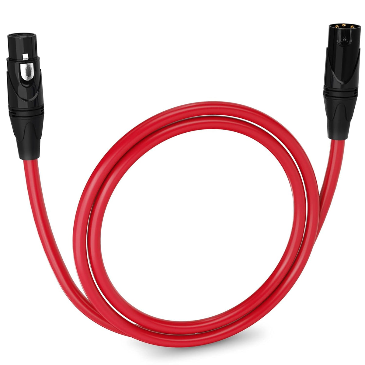 LyxPro 6 Feet XLR Microphone Cable Balanced Male to Female 3 Pin Mic Cord for Powered Speakers Audio Interface Professional Pro Audio Performance and Recording Devices - Blue - PuriLite