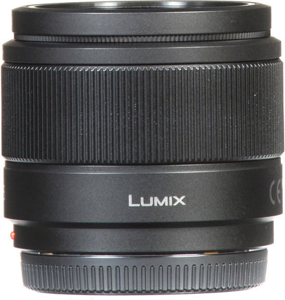 Panasonic HH025 LUMIX G Lens, 25mm, F1.7 ASPH, Mirrorless Micro Four Thirds, Black - PuriLite