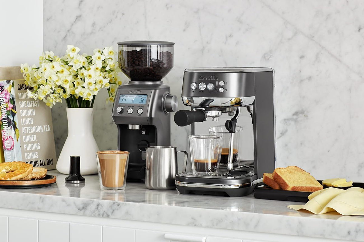 Breville BCG820BSS Smart Grinder Pro Coffee Bean Grinder, Brushed Stainless Steel - PuriLite