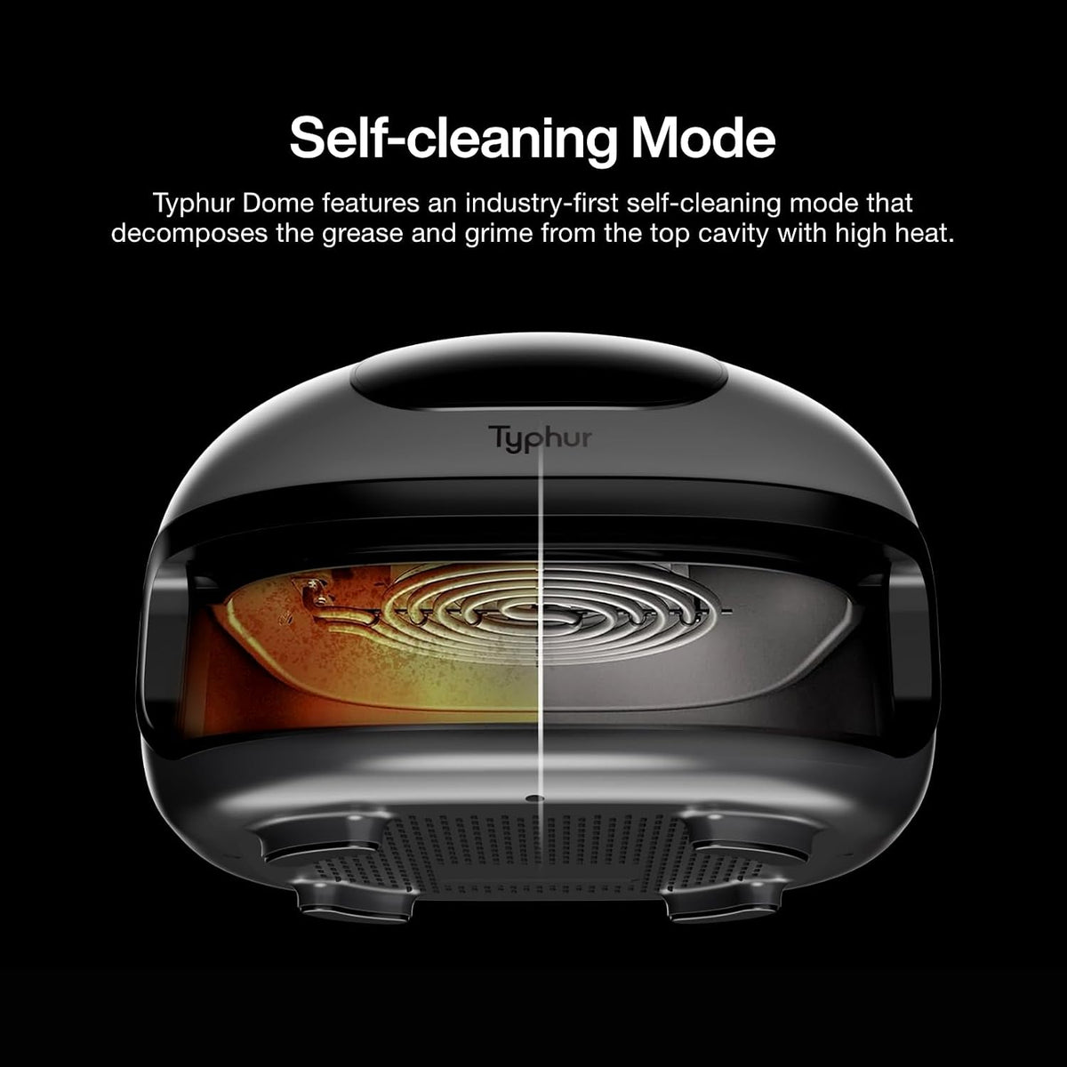 Typhur Dome 2 Air Fryer, Extra Large with Superior Airflow, Self-cleaning Smart Digital Fryer with PFAS free Basket for Quick Easy Meals, Up to 32 Chicken Wings Capacity [New Version]
