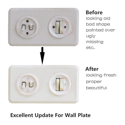 Taezn 6-32 Wall Plate Screws, 100 Packs White Outlet Screws 4 Length Sizes Perfect Replacement for Light Switch, Switch Plate and Wall Outlet Cover - PuriLite