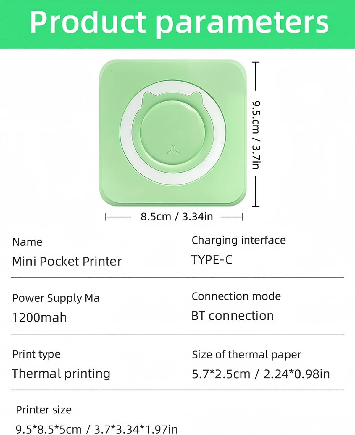Label Maker - Mini Portable Sticker Printer with 13 Rolls Self-Adhesive Thermal Papers, Labeller Machine for Home Office Study Business Texts Journal, Blue - PuriLite
