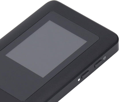 5G Wif 6 Portable Hotspot, 2.4GHz 5.8GHz 2.4 Inch LCD Screen, 16 Devices Simultaneous Connection, IP54 Waterproof, 4000mAh Battery, Nano SIM Card Slot, for Travel - PuriLite