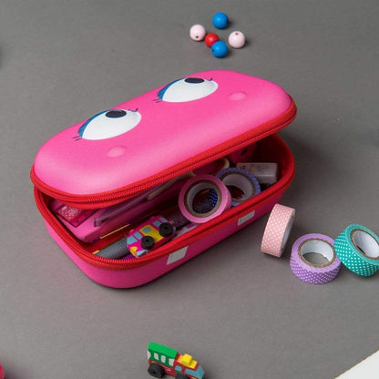 ZIPIT Beast Pencil Box for Kids | Pencil Case for School | Organizer Pencil Bag | Large Capacity Pencil Pouch (Red) - PuriLite
