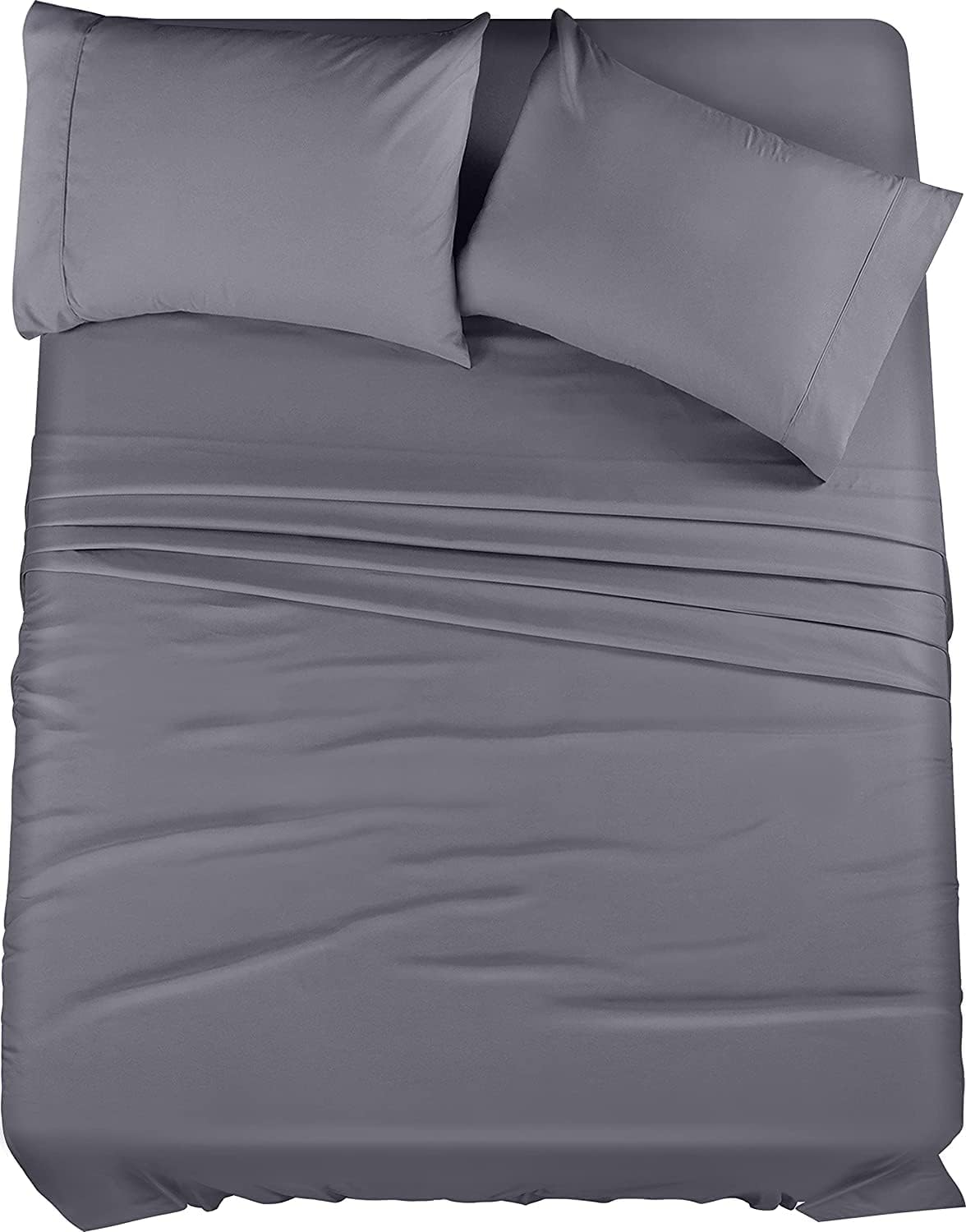 Utopia Bedding Queen Bed Sheet Set - 4 Piece Bedding - Soft Brushed Microfiber Fabric - Shrinkage & Fade Resistant - Easy Care (White) - PuriLite