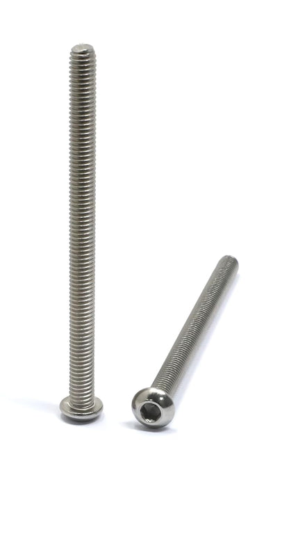 iexcell 50 Pcs M6 x 20mm Thread Pitch 1 mm Stainless Steel 304 Hex Socket Button Head Cap Screws Bolts Kit - PuriLite