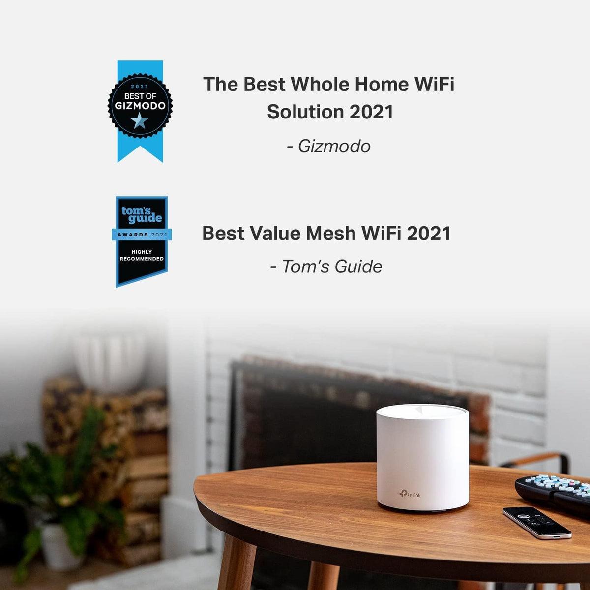 TP-Link Deco Whole Home Mesh WiFi System (Deco M4) – Up to 5,500 Sq. Ft. Coverage, Replaces Wireless Internet Routers and Extenders, Gigabit Ports, Works with Alexa, 3-Pack - PuriLite
