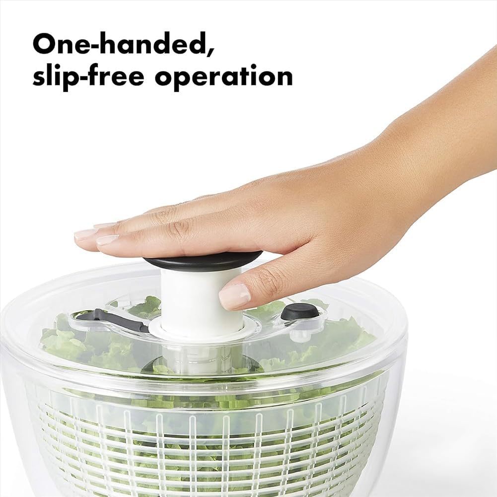 Cenroelon Salad Spinner Lettuce Dryer Vegetable Dryer Salad Mixer for Greens, Herb, Berry, Fruits - PuriLite