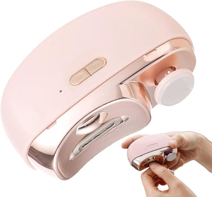 Electric Nail Trimming Tool - 3 in1 Electric Nail Clipper, Toenail and Fingernail Trimmer | Adjustable Nail Cutter Device with LED Light and duall Speed, Nail Grinding and Trimming Kit for Home - PuriLite