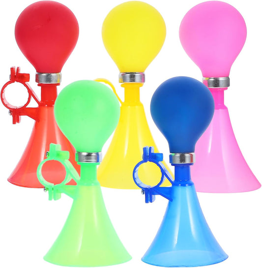 BESPORTBLE 5pcs Bike Horn for Adults Decked Accessories Bicycle Horn Plastic Road Cycling Bell Professional Bike Bells Handlebar Bell Air Horn Trumpet Bicycle Bell Portable Decorate Child - PuriLite