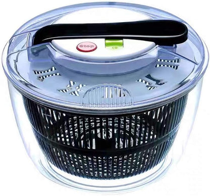 Salad Spinner, Large 5 L, Salad Spinners Best Rated, Lettuce Spinner, Salad Mixer Bowl, Salad Dressing Shaker-Ordinary Style - PuriLite