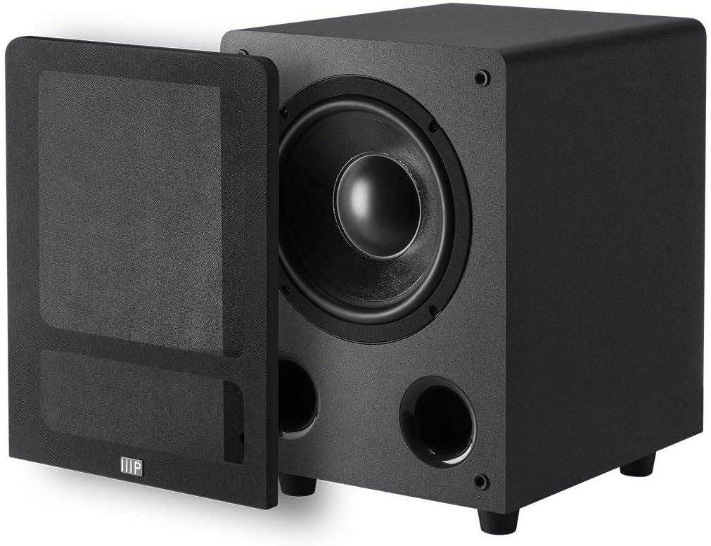 Monoprice Premium Select 8-inch 200-Watt Subwoofer (Black) - PuriLite