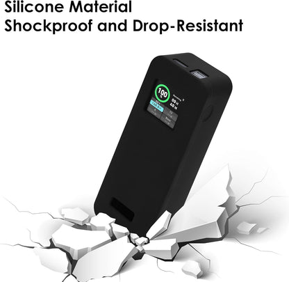 Power Bank Silicone Case, Compatible with Anker 27650mAh 250W Power Bank, Fully Protective, with Precise Interface Openings, Shockproof and Portable (Black) - PuriLite